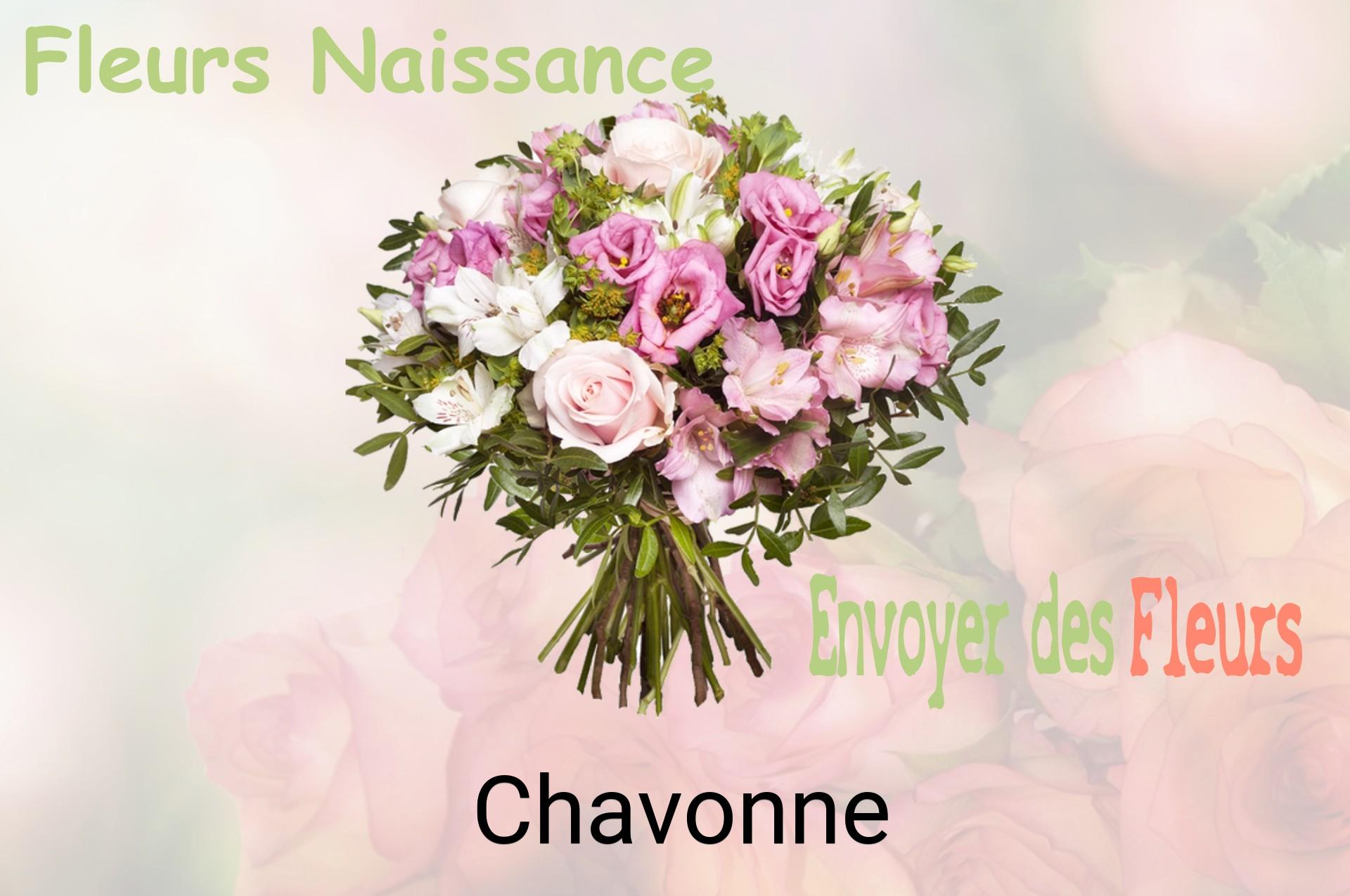 Bouquet de fleurs de naissance livré à Chavonne